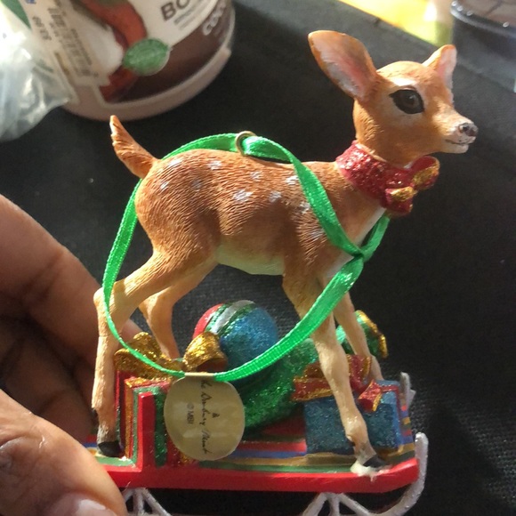 Vintage Danbury Mint-The Baby Animal ornament -Fawn - Picture 7 of 12